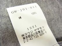 美品 定価52,800円◇Ground Y GW-J01-011 18SS アシンメトリー天竺テーラードジャケット ロングコート グラウンドワイ ヨウジヤマモト_画像8