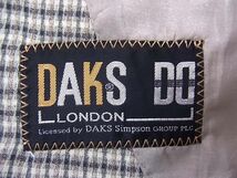 ☆DAKS ダックス テーラードジャケット チェック柄 メンズ 日本製 春物 1円スタート_画像5