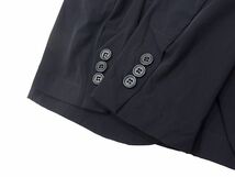 春物◇BARNEYS NEWYORK デザインジャケット メンズ バーニーズニューヨーク ブラック イタリア製 1円スタート_画像5