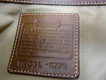 ◇COACH D8L-5778 コーチ トートバッグ ブリーフケース キャンバス/レザー 大容量 メンズ レディース 1円スタート_画像6