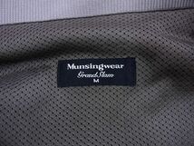 ■Munsing Wear Grand Slam ゴルフ ジップジャケット ブルゾン デサント製 裏メッシュ メンズ マンシングウェア 1円スタート_画像8