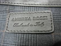 ■ANDREA ROSSI 2WAY フェルト ボストンバッグ 旅行鞄 メンズ アンドレア ロッシ_画像3