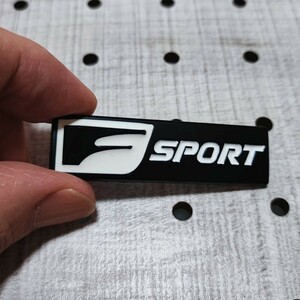 レクサス【F SPORT】3D ミニエンブレム【ブラック】LS500h GS300h GS350 GS450h IS300h IS350 CT200h RX300 RX450h NX RC-F GS-F Fスポーツ