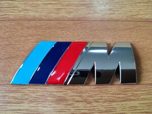 BMW【///M】エンブレム【銀メッキ】Mシリーズ MPerformance MSport MPower E36 E39 E46 E60 E90 F10 F20 F30 x1x2x3x4x5x6x7x8 320 325