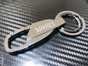 ヤリス YARIS 銀メッキ キーホルダー■ヤリスクロス GRヤリス キーリング ラグジュアリー