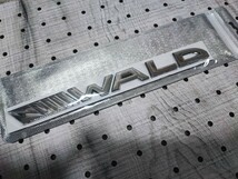 WALD ヴァルド シルバーメッキ エンブレム■BMW メルセデスベンツ アウディ レクサス セルシオ クラウン アルファード N-BOX ヤリスクロス_画像6