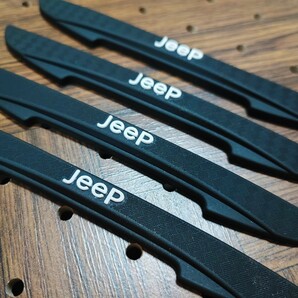 Jeep 3D ドアエッジガード 4P■クライスラー・ジープ ラングラー アンリミテッド グランドチェロキー コンパス レネゲードの画像3