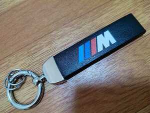 BMW【M】ロゴ入り キーホルダー レザータイプ■Mシリーズ MSPORT MPerformance MPower E46 E60 E90 F10 F20 F30 X12345678
