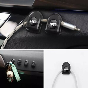 トヨタ【RAV4】アクセサリーフック 2P■ラヴ4 XA10 XA20W XA30W XA40 XAA50 XAH50 XAP50 車内パーツ ケーブル 収納 クーポンの画像2