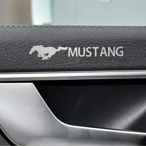 フォード【マスタング】メッキ調ステッカー 2P■MUSTANG GT コブラ エコブースト シェルビーの画像5
