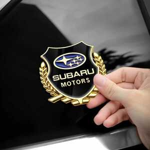 スバル メタルエンブレム ゴールド■フォレスター レガシィB4ツーリングワゴン インプレッサ BRZ WRX S4レヴォーグ エクシーガ ステラ