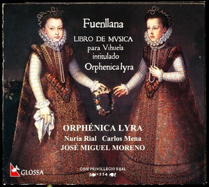 GLOSSA モレーノ/Jose Miguel Moreno：オルフェニカ・リラ - フェンリャーナ：オルフェウスのリラ　4枚同梱可能　b3XB000026CRA