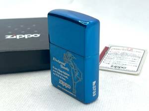 未使用 ZIPPO ジッポー 限定品 2007年 WINDY ウィンディ ライター チタンブルー