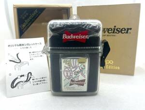 未使用 ZIPPO ジッポー 限定品 BUDWEISER バドワイザー 防水シガレットケース付 ライター