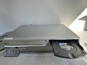 パナソニック VHS/DVD/HDDレコーダー DMR-E250V★通電確認済み★