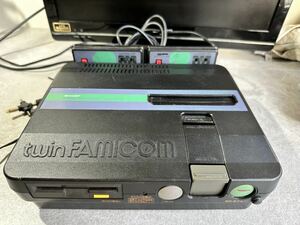 シャープ ツインファミコンAN-505BK 本体、動作確認済