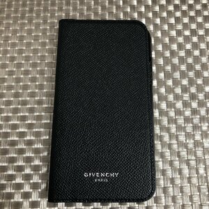 【現状品/インボイス登録店/KU】GIVENCHY ジバンシィ レザー iPhoneX XS対応 スマホケース アイフォンケース ブラック系 HA0301/0005