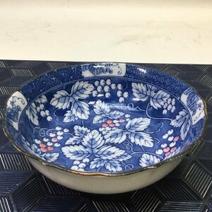 【中古現状品/インボイス登録店/CSH】吾山窯 鉢器 中鉢 盛皿 深皿 陶器 径約16cm 和食器　MZ0303