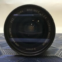 【中古現状品/インボイス登録店/CH】SIGMA シグマ MINI-WIDE 1:2.8 f=28mm MULTI-COATED マニュアル レンズ 動作未確認　MZ0310_画像2