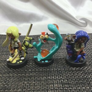 【中古品/インボイス登録店/TO】スプラトゥーン3 amiibo インクリング イエロー オクトリング ブルー コジャケ 3点セット RS0314/0015