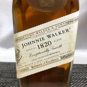 【お酒/インボイス登録店/TO】Johnnie Walker ジョニーウォーカー 1820 Special Blend 700ml 40% オールド スコッチウィスキー MZ0316/010の画像5