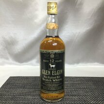 【お酒/インボイス登録店/TO】GLEN ELGIN グレンエルギン 12年 ピュア ハイランドモルト 760ml 43% スコッチウイスキー 古酒　MZ0316/020_画像1