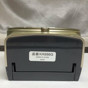 【中古現状品/インボイス登録店/TO】SEIKO セイコー 覚まし時計 KR886G アナログ アラーム 置時計 稼働品 MZ0323の画像8