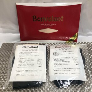 【ジャンク扱い/インボイス登録店/CH】Bonvolant ボンボラン ストッキング サポートハイソックス 未使用品 3点セット　MZ0324