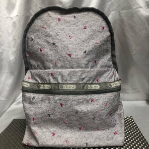 【中古良品/インボイス登録店/TO】LeSportsac レスポートサック ナイロン リュック ハート刺繍 バックパック レディース　MZ0327/0005