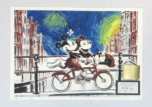 DEATH NYC アートポスター 世界限定100枚 ミッキーマウス ミニーマウス ポップアート ロンドン ゴッホ 星月夜 ディズニー 限定 現代アート 
