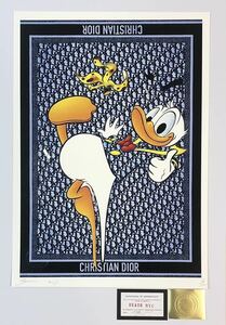 DEATH NYC アートポスター 世界限定100枚 ドナルドダック Donald Duck ディズマランド ポップアート ディオール Dior 現代アート ポスター