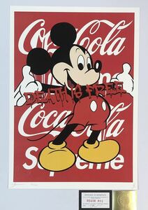 DEATH NYC アートポスター 世界限定100枚 ミッキーマウスMickey Mouse アンディウォーホル Disney ポップアート Coca-Cola 現代アート 