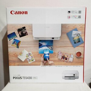 【新品未開封品・セットアップインク付属・保証付】●CANON A4インクジェット複合機[プリント/コピー/スキャナ] PIXUS TS5430 [ホワイト]●