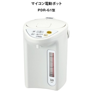 ★タイガー マイコン電動ポット(3.0L) 安心・安全が備わった「省スチーム設計」を搭載 PDR-G301(W)★新品・未開封・安心のメーカー保証付き