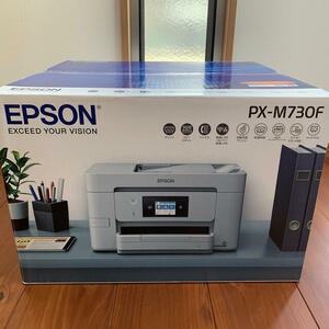 ★EPSON ビジネスインクジェット複合機 PX-M730F[プリント/コピー/スキャン/ファクス]★新品未開封品・セットアップインク・メーカー保証付