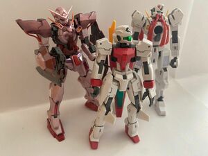 HG 1/144 ガンダムエクシア トランザム、gnアーチャー、ガンダムナドレ　3体