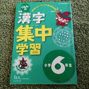 くもんの「漢字集中学習 小学6年生」本堂寛