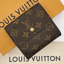 ★中美品★【A321】LOUIS VUITTON ルイヴィトン　モノグラム　ポルトフォイユ・エリーズ 三つ折り財布 WホックM61654/TH0955_画像1