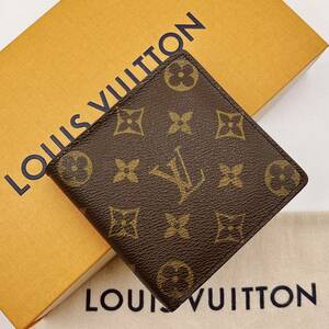 ★ほぼ極美品★【A240256】LOUIS VUITTON ヴィトン モノグラム ポルトビエ カルトクレディ モネ 二つ折り 財布 ウォレット M61665/CA1013