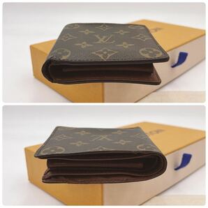 ★美品★【A330】LOUIS VUITTON ヴィトン モノグラム ポルトビエ カルトクレディ モネ 二つ折り 財布 ウォレット M61665/CA0093の画像7