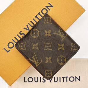 ★美品★【A330】LOUIS VUITTON ヴィトン モノグラム ポルトビエ カルトクレディ モネ 二つ折り 財布 ウォレット M61665/CA0093の画像2