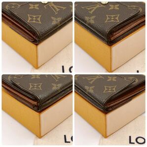 ★美品★【A328】LOUIS VUITTON ルイヴィトン モノグラム ポルトフォイユ・エリーズ 三つ折り財布 WホックM61654/TH0934の画像10