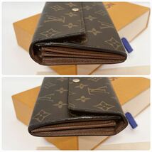 ★中美品★【A338】Louis Vuitton ルイヴィトン モノグラム ポルトフォイユ サラ 長財布 カードポケット10 M61734/CA0039_画像8