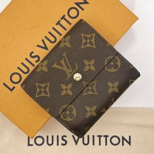 ★外観美品★【A335】LOUIS VUITTON ルイヴィトン　モノグラム　ポルトフォイユ・エリーズ 三つ折り財布 WホックM61654/TH0927