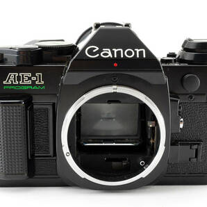 Canon キヤノン AE-1 PROGRAM Body ボディ Black ブラック MF 一眼レフ フィルムカメラ (1336)の画像1