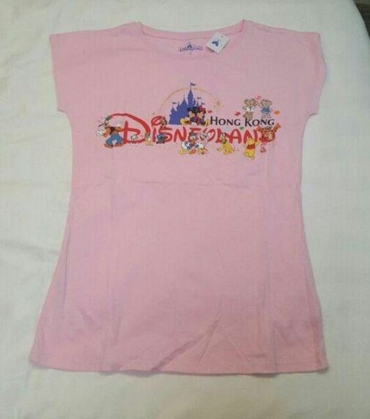 HKDL☆レディース☆ロゴTシャツ☆香港ディズニー