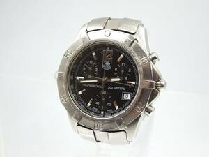 ◇TAG Heuer/タグホイヤー/エクスクルーシブ/CN1110/クオーツ/黒文字盤/クロノグラフ/デイト/ジャンク品/不動