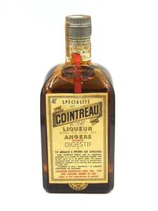 ◇希少品/COINTREAU/コアントロー/50年代/リキュール/digestif/食後酒/40％/700ml/未開栓