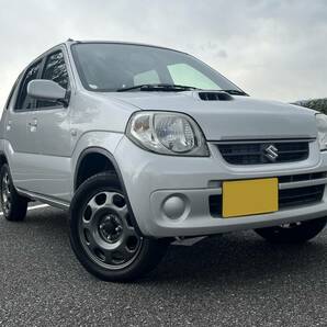 車検令和6年11月 スズキ Kei Bターボ 4WD 5速MT 後期 9.8万キロ ハスラー純正ホイール付きの画像1