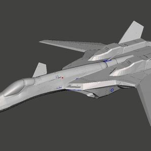 1/144 YF-19 エクスカリバー 3Dプリント EXCALIBUR 未組立 宇宙船 宇宙戦闘機 Spacecraft Space Ship Space Fighter SFの画像2